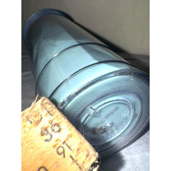 Starbucks 24 Oz Light Blue Diamond Pattern Tumbler With Lid & Red Straw - Picture 8 of 11